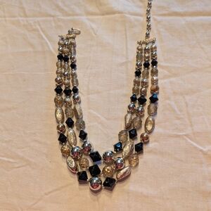 * Free With Purchase (Just Bundle Up) Vintage Black and Gold Necklace